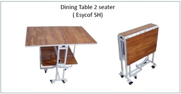 Dining Table 2 seater with 2 shelf